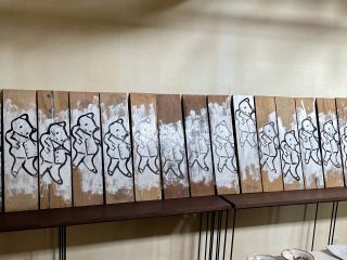 SPACE NICOの板絵を展示販売します。